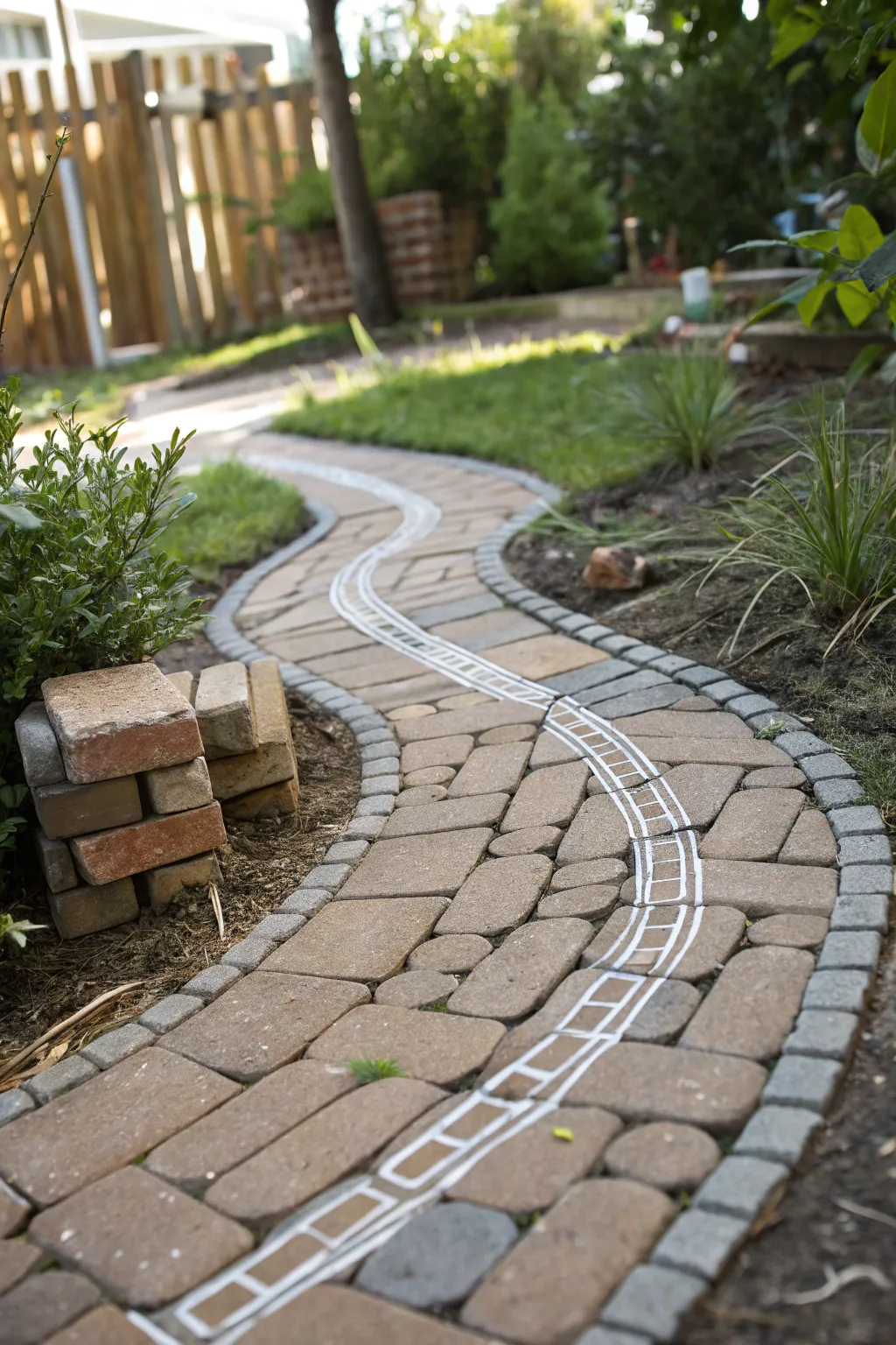 Craft your own backyard adventure with a charming miniature roadway!