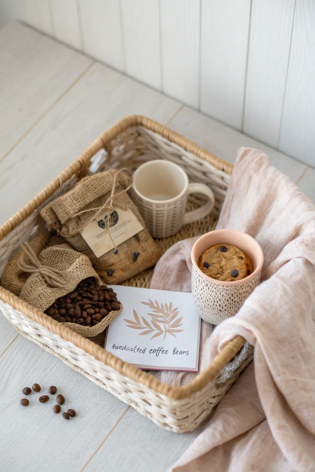 Elevate your gifting game with a handcrafted coffee basket that delights the senses.
