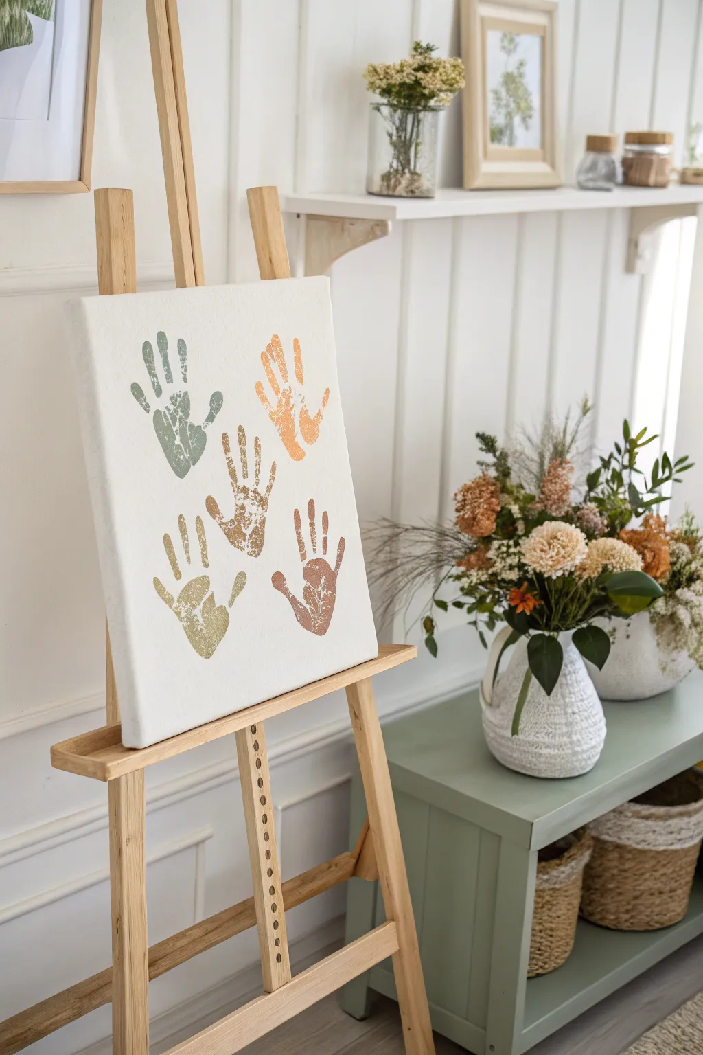 Craft your family's story with a handprint tree—simple, natural, and beautifully personal.