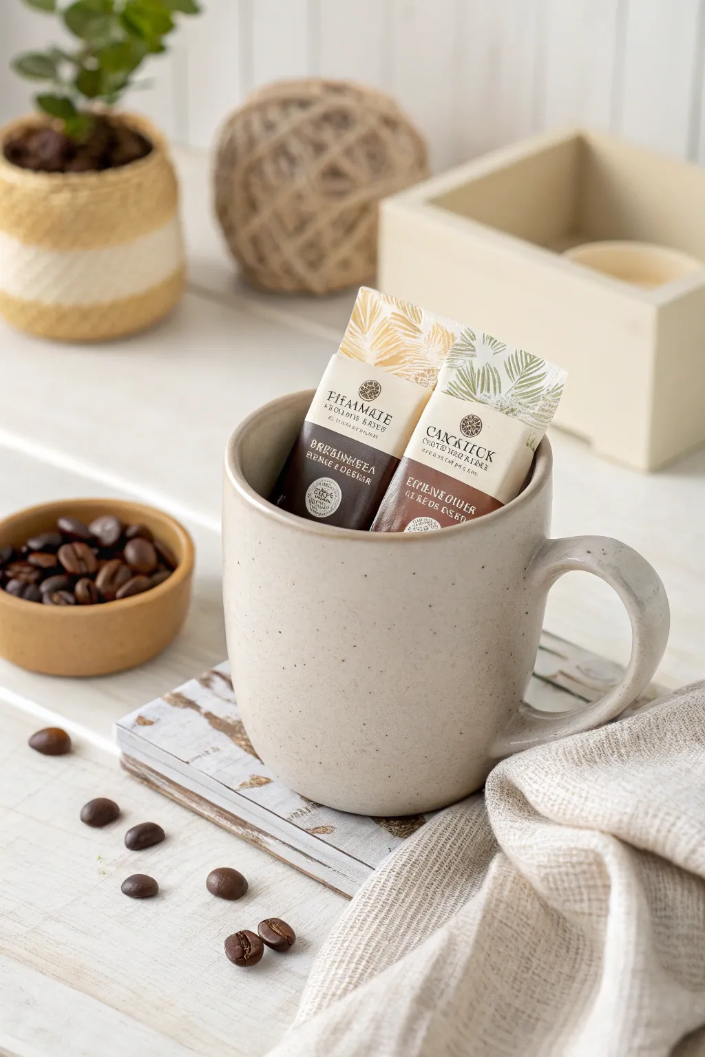 Indulge in the Coffee Lover's Dream: A morning delight wrapped in minimalist elegance.