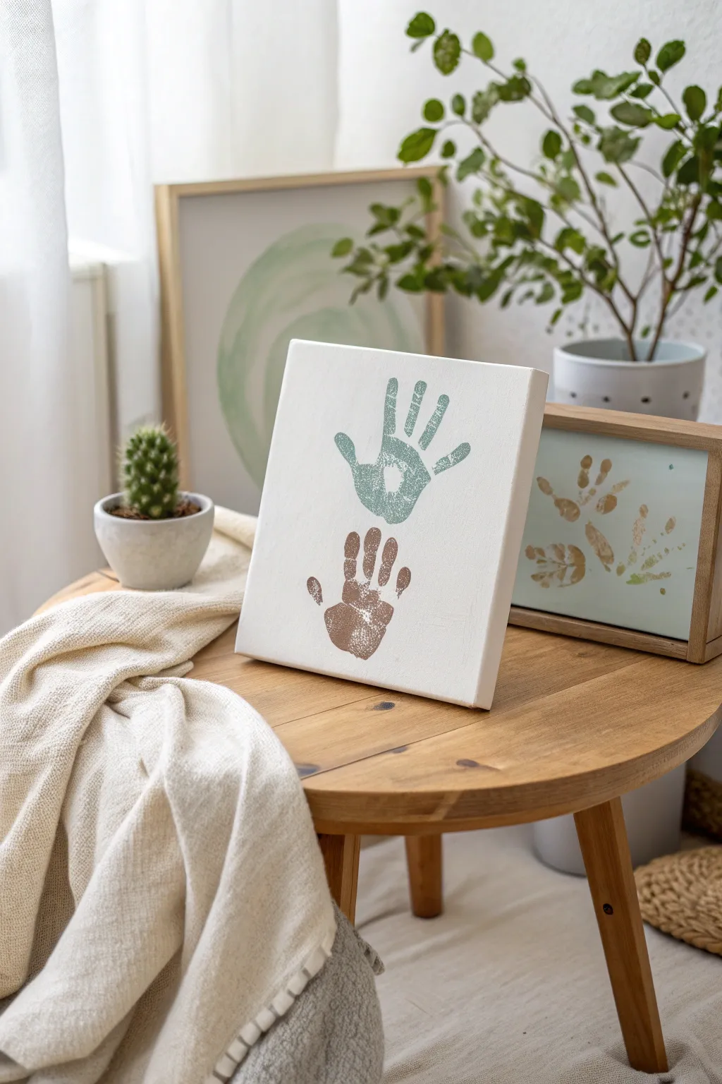 Capture memories with timeless handprint art – a perfect DIY gift for Grandma.