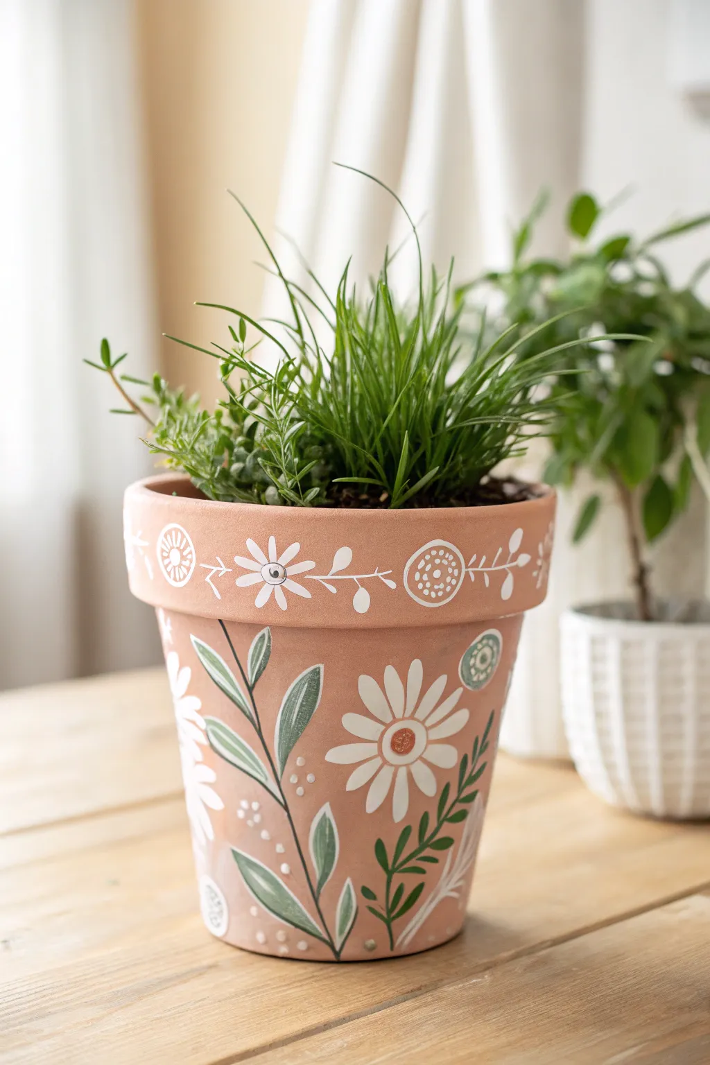 Transform a simple pot into a masterpiece: A blend of minimalist elegance and personal touch.