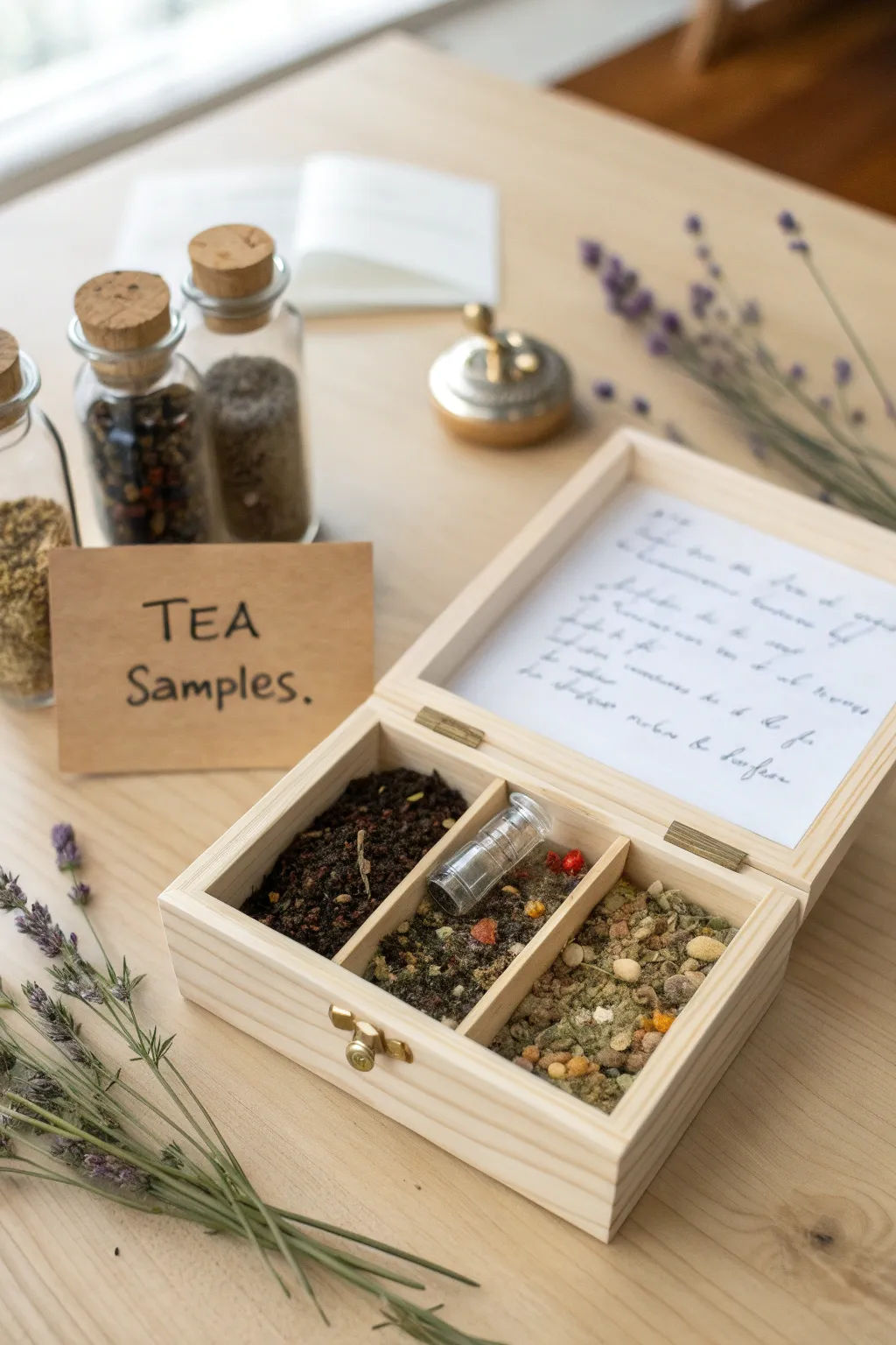 Delight a tea lover with a personalized tea sampler box, where simplicity meets sophistication.