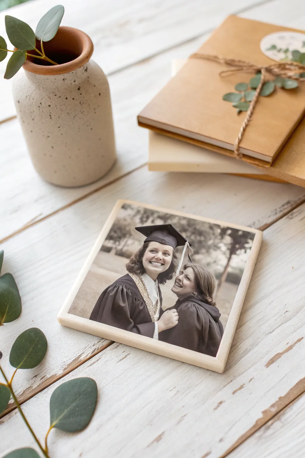Capture cherished memories with a touch of simplicity and elegance. DIY photo tile coasters make the perfect personalized gift!