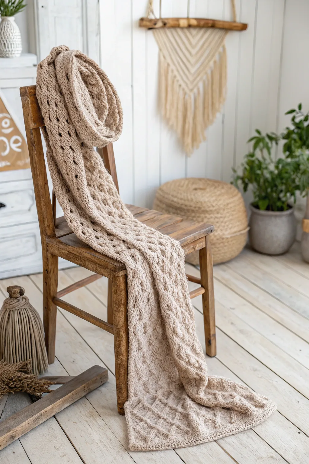 Wrap them in warmth and style with a hand-knit scarf that speaks volumes of love and craftsmanship.