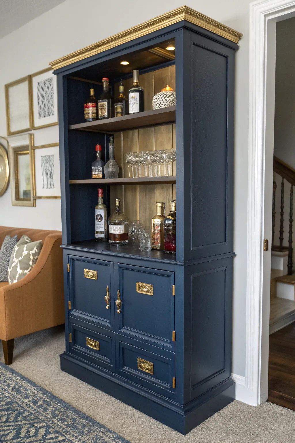 Transform your space with a bespoke liquor cabinet that combines style and craftsmanship.