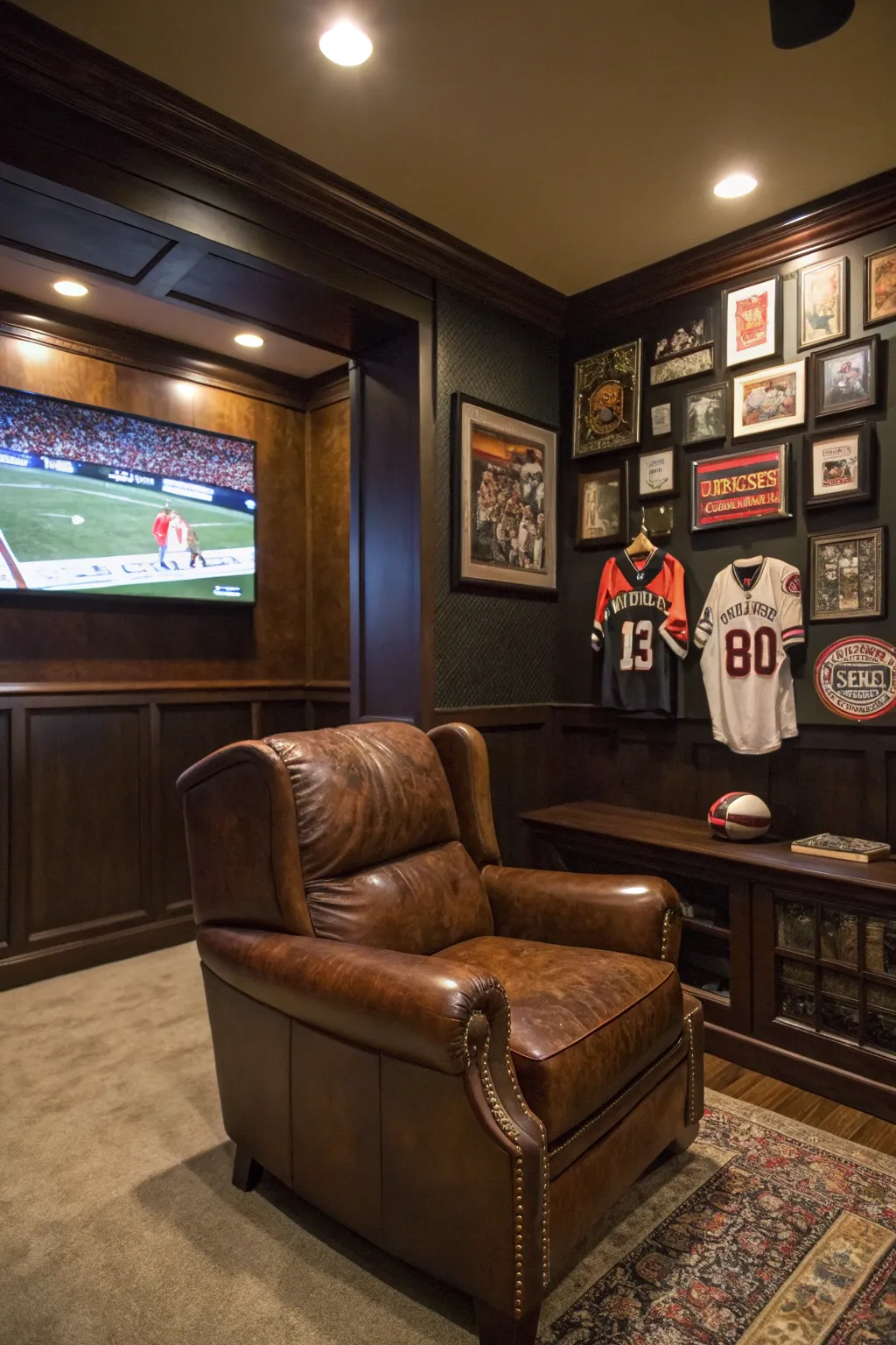 Craft your ultimate sports sanctuary with style and passion.