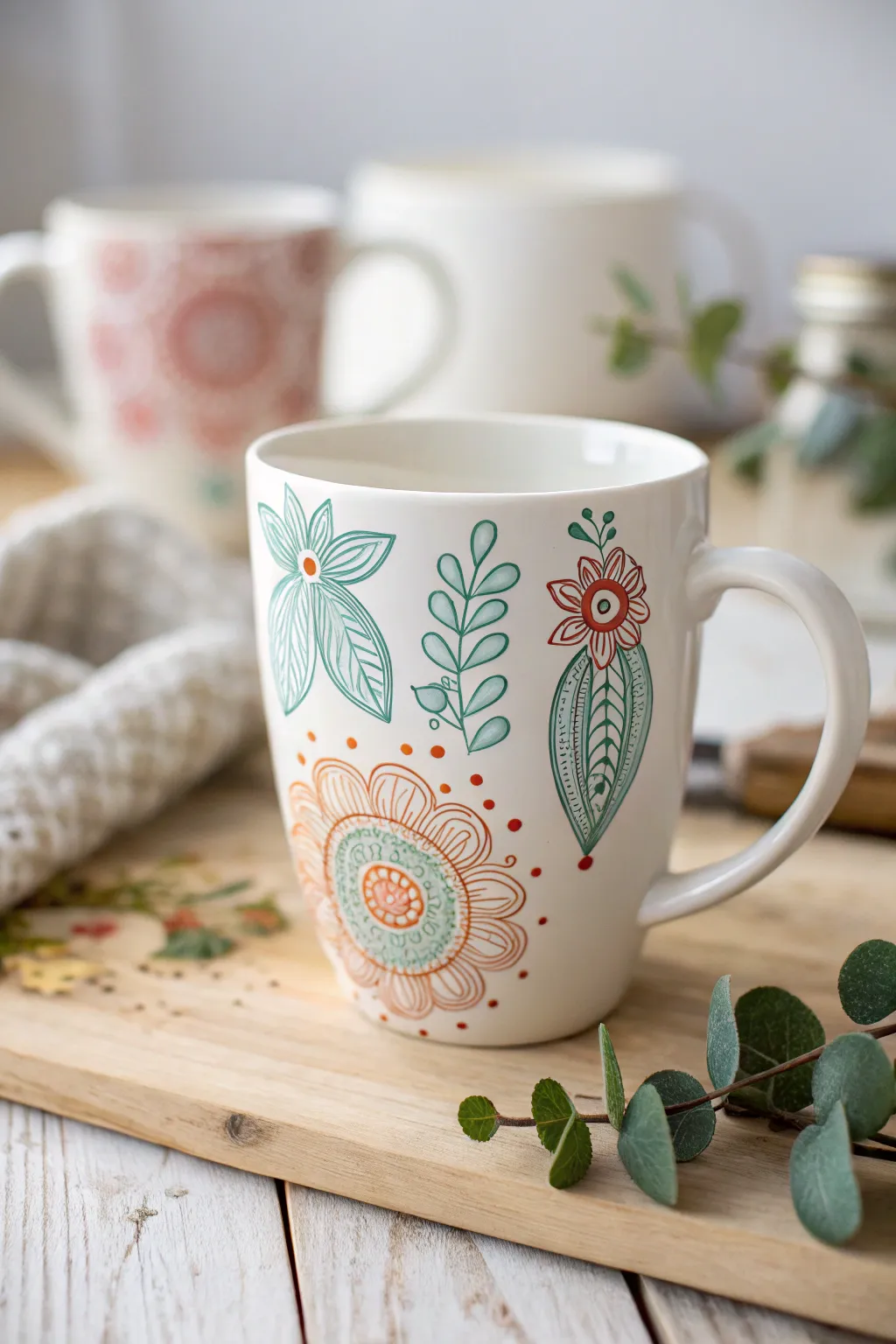 Transform your mug into a Sharpie masterpiece with vibrant designs and a touch of boho elegance!