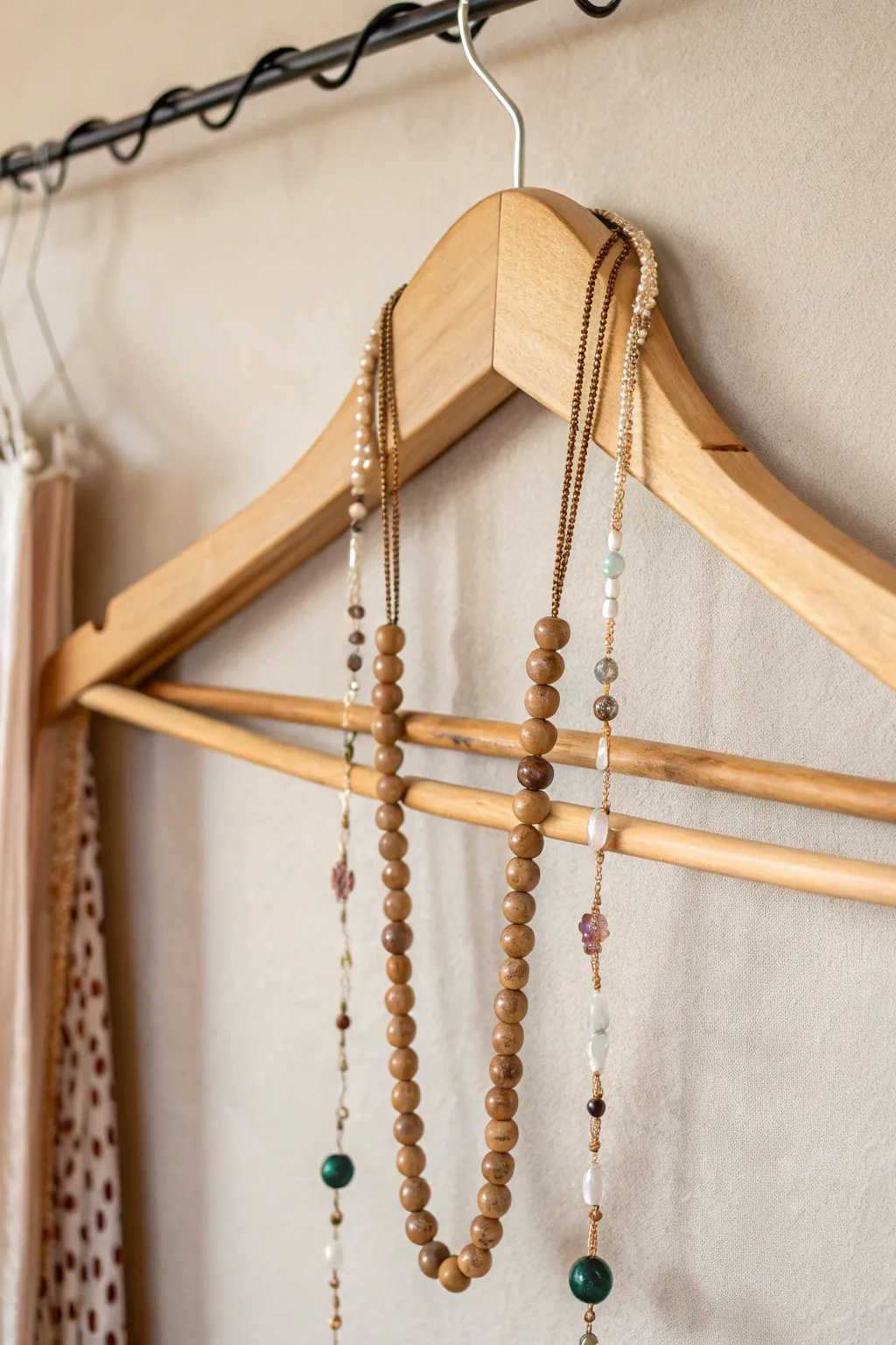 Transform your closet with this chic DIY necklace holder—simplicity and style in perfect harmony.