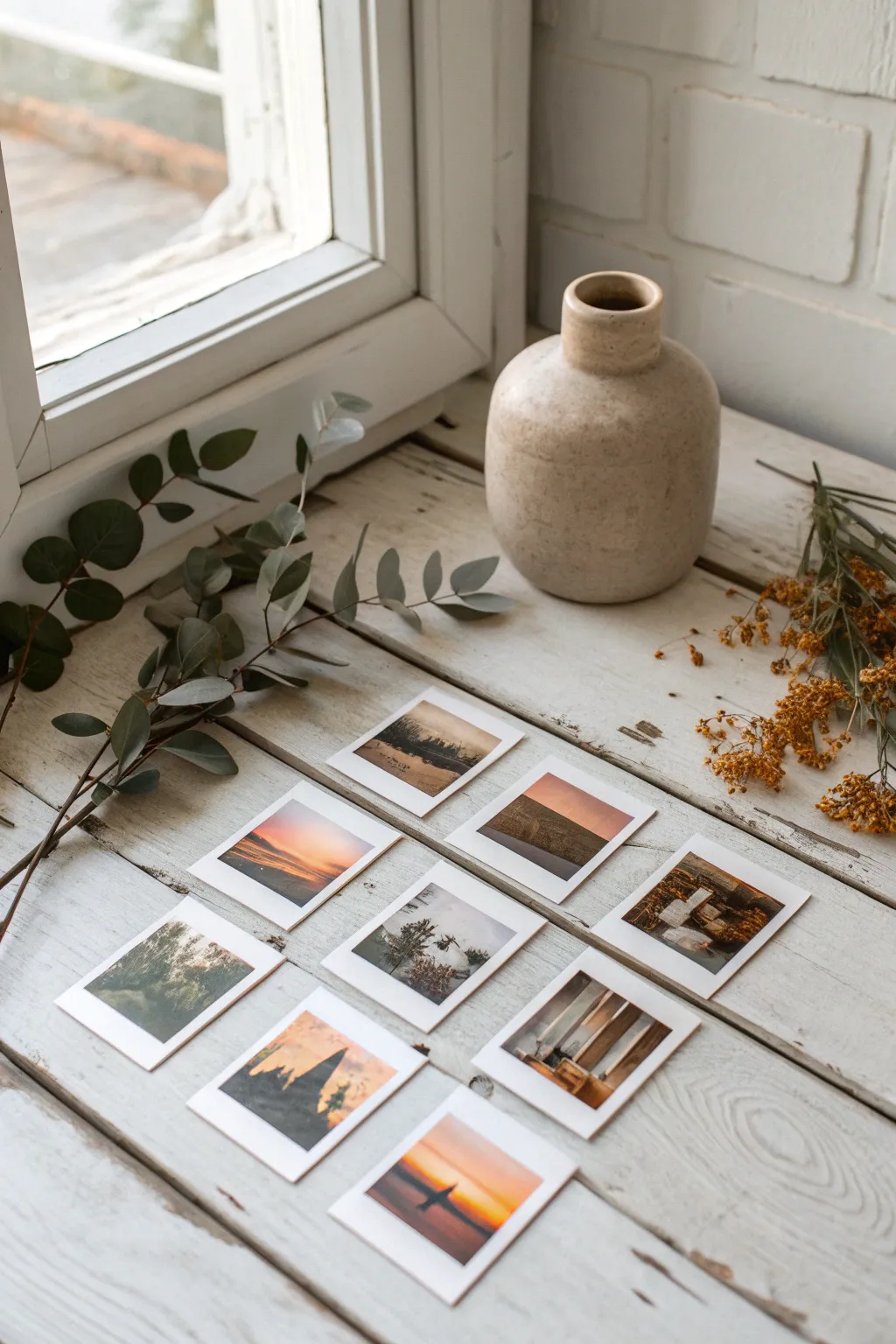 Capture memories in a minimalist photo collage, where simplicity meets heartfelt nostalgia.
