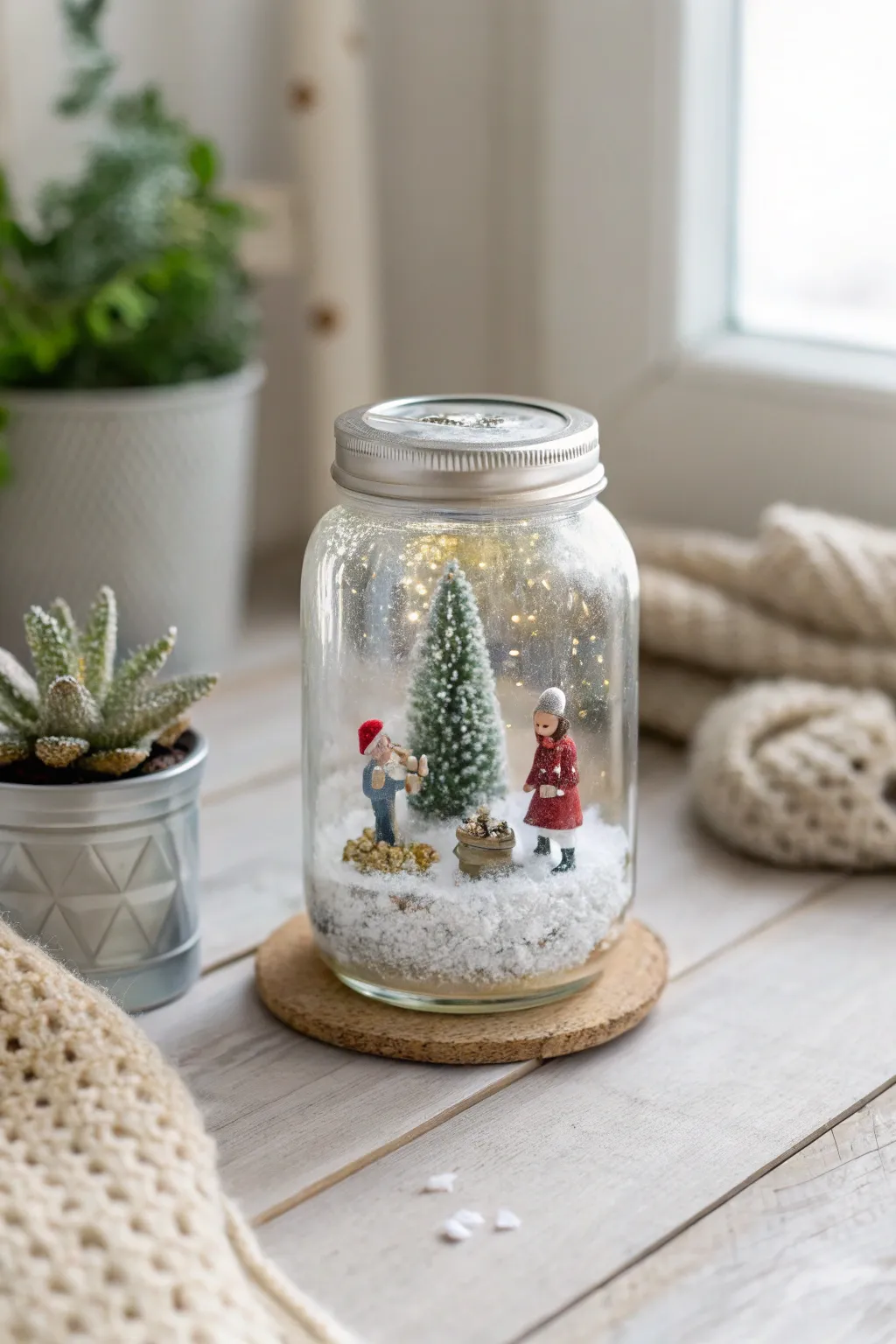 Capture the magic of teaching with a DIY mason jar snow globe - a perfect personalized gift for your favorite educator.