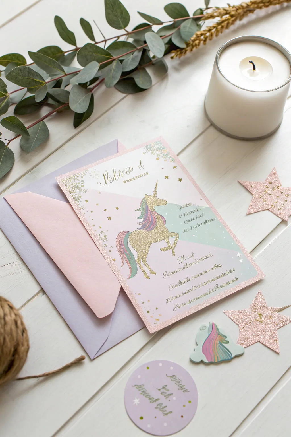 Create magic from the moment they open the envelope with these enchanting DIY unicorn invitations! ✨🦄 #UnicornParty #HandmadeInvitations