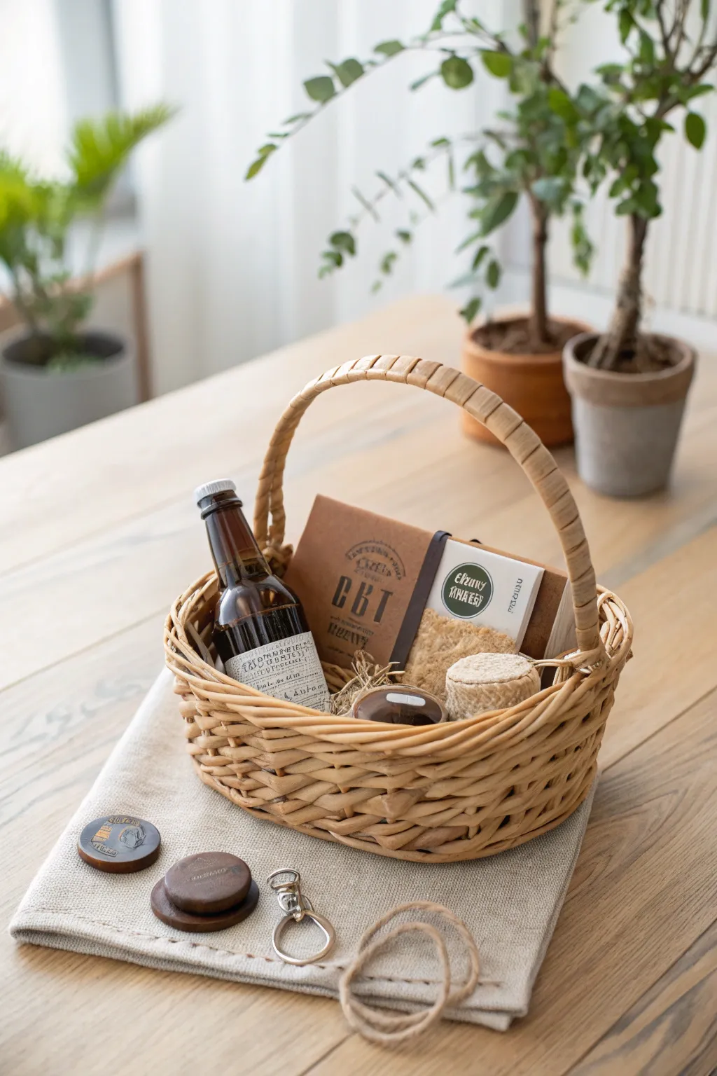 Craft the perfect personalized gift basket with a touch of Scandinavian elegance and Boho charm.