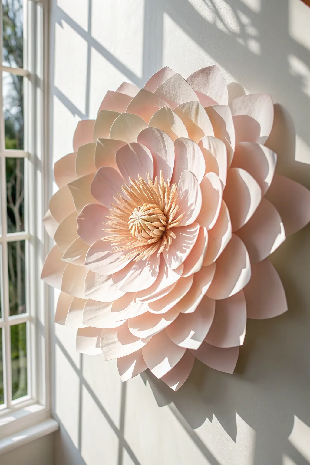 Bring nature indoors with a touch of handcrafted elegance: a blooming paper flower that never fades.