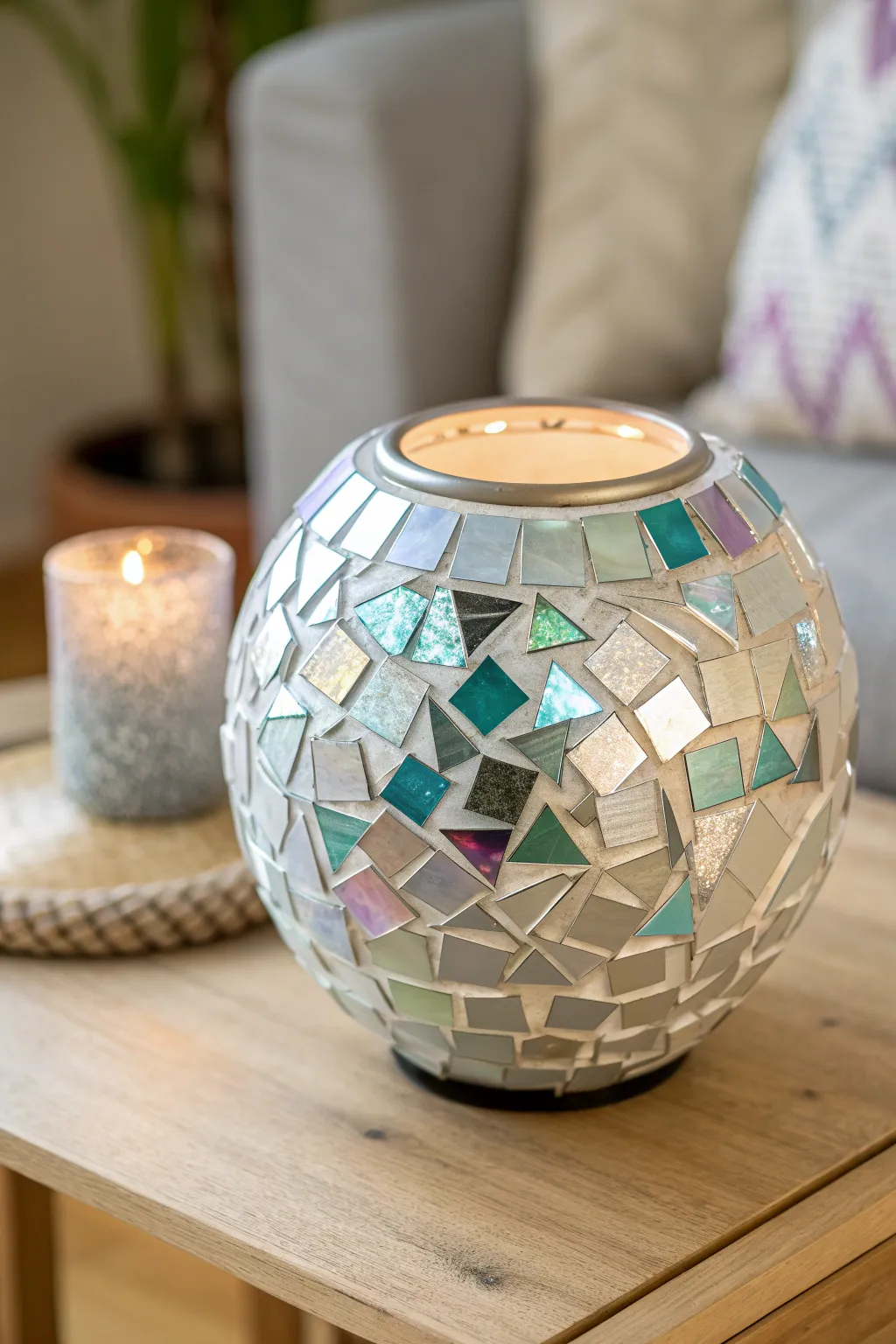 Transforming fragments into beauty: Discover the allure of reflective mosaic art.