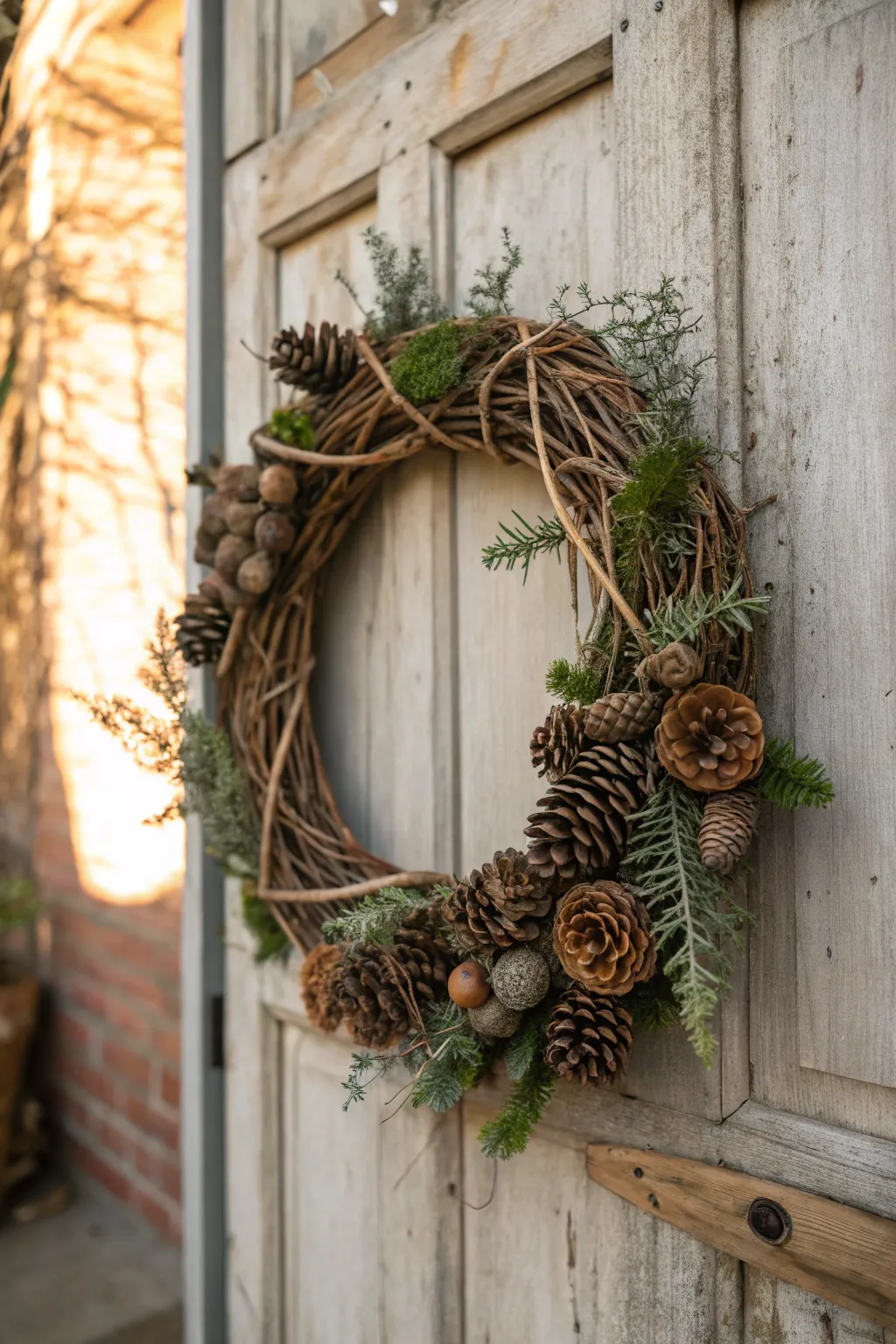 Elevate your door with the timeless charm of a handcrafted seasonal wreath.