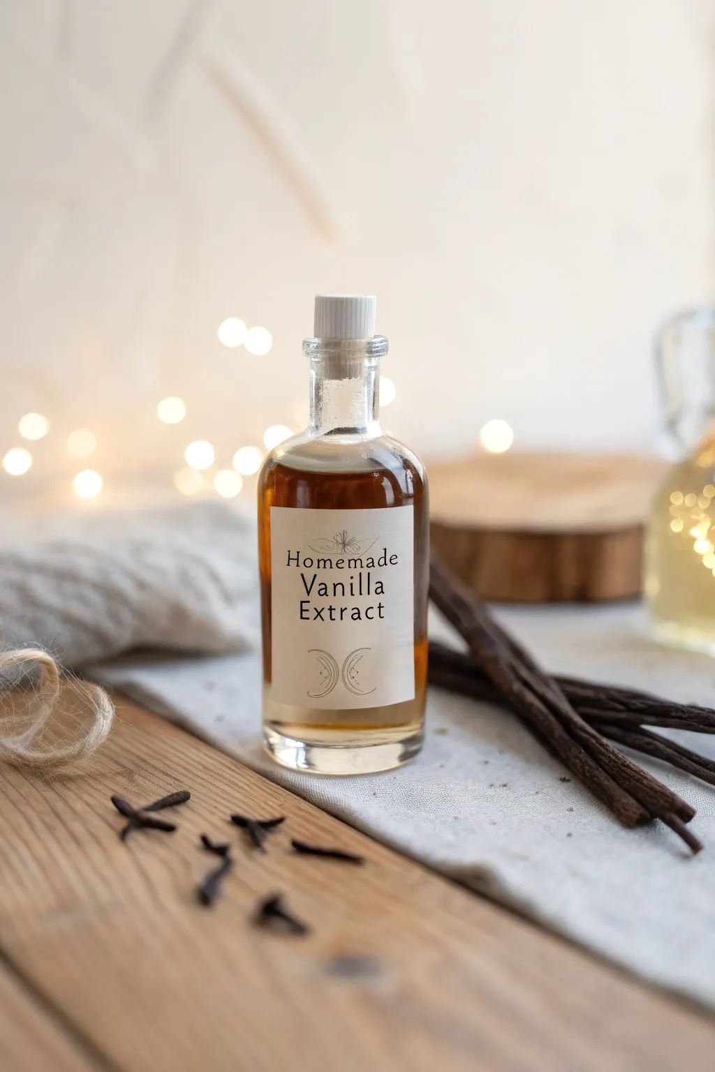 Delight in the simplicity of homemade gifts with this elegant vanilla extract, crafted to capture the essence of natural beauty.