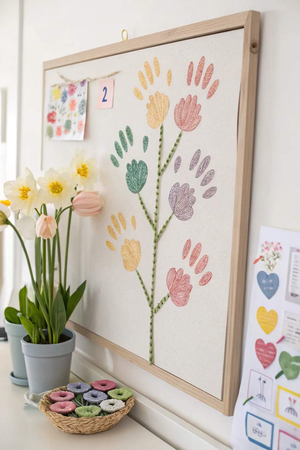 Blooming Creativity: A Spring Bulletin Board That Blossoms with Personal Touches 🌸