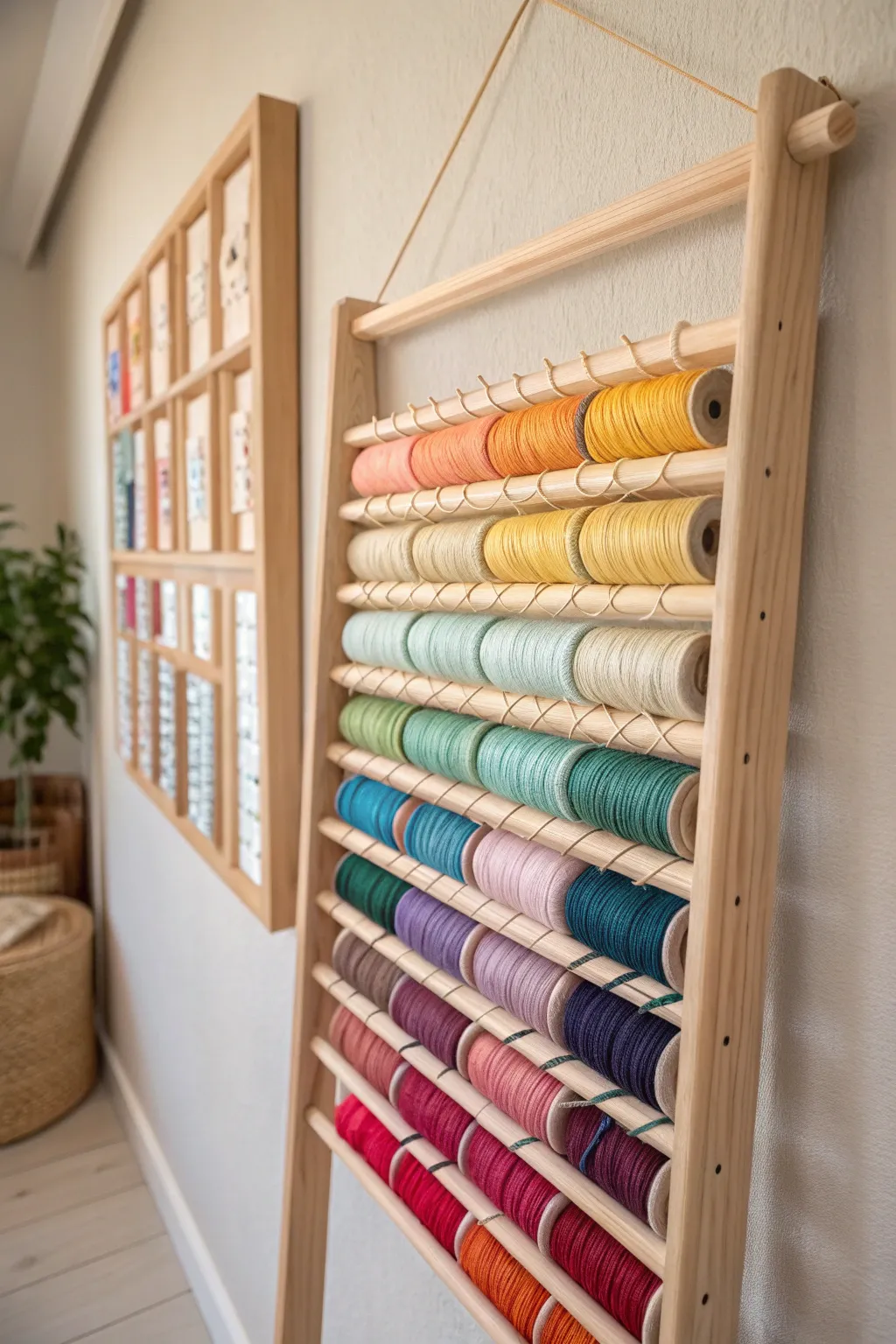 Turn your thread collection into a vibrant wall masterpiece!