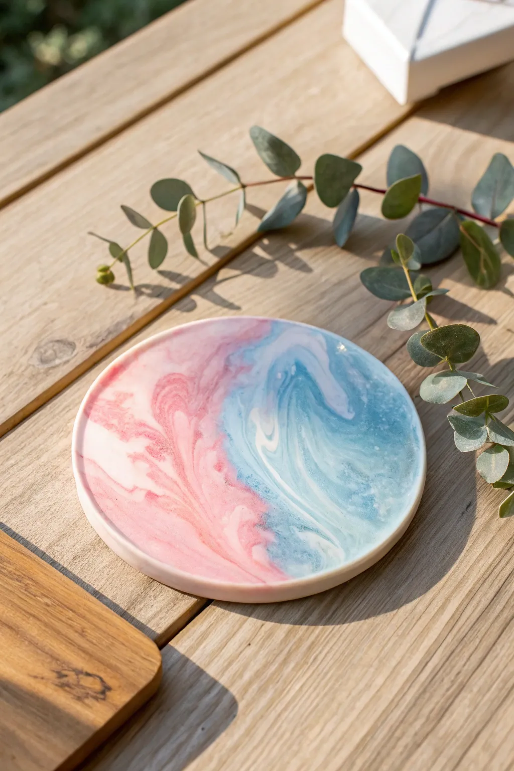 Elevate your table setting with these enchanting resin coasters, a perfect blend of art and functionality.