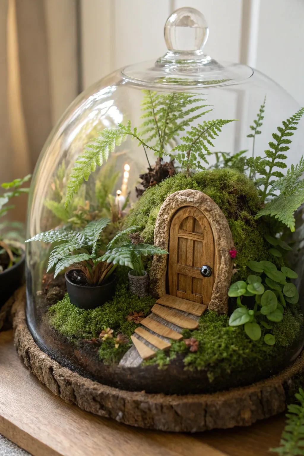Step into a miniature woodland wonderland, where natural beauty meets magical simplicity. 🌿✨