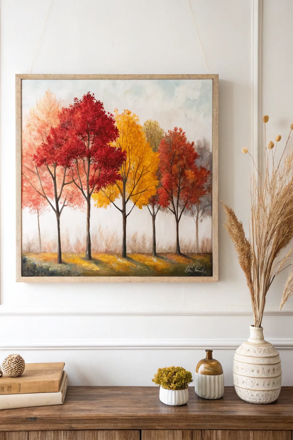 Embrace the warmth of fall with a touch of minimalist beauty. 🍂✨