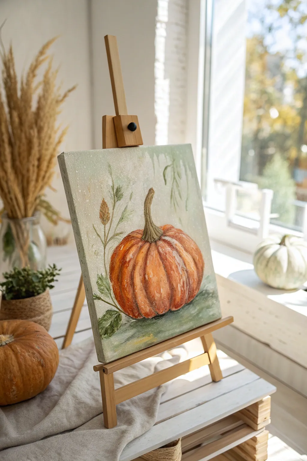 Embrace fall with the simple elegance of 'Pumpkin Patch Delight'.