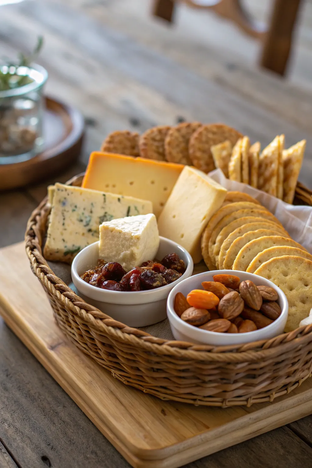 Delight Dad with a gourmet snack basket that's crafted with love and flavor!