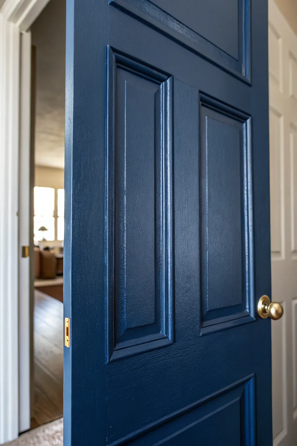 Transform your space with a bold stroke of navy elegance.