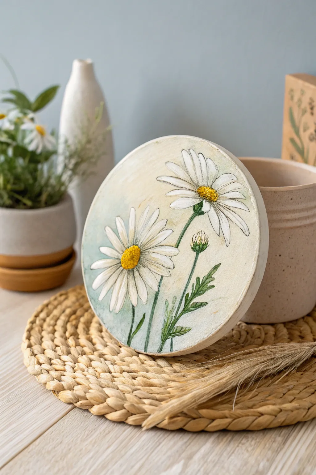 Embrace the charm of simplicity with a daisy's gentle elegance.