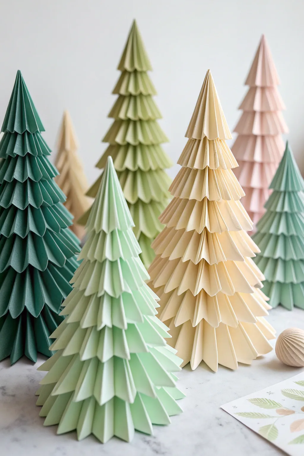 Bring nature to your desk with a charming paper forest, where simplicity meets craftsmanship.