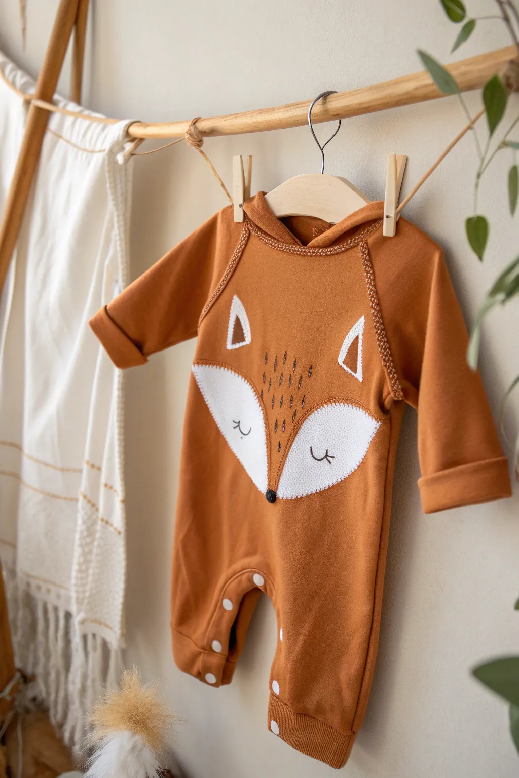 Embrace your inner fox with cozy elegance. 🦊✨ #ScandinavianStyle #BohoChic