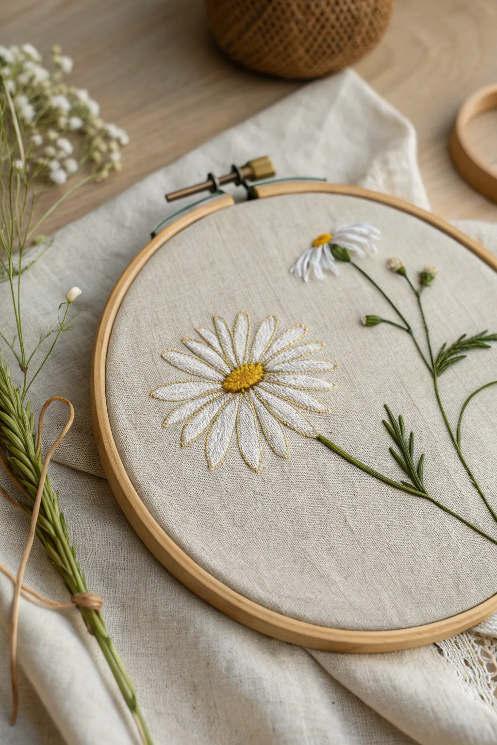 Embrace simplicity and beauty with this delightful daisy cross stitch design, perfect for beginners.