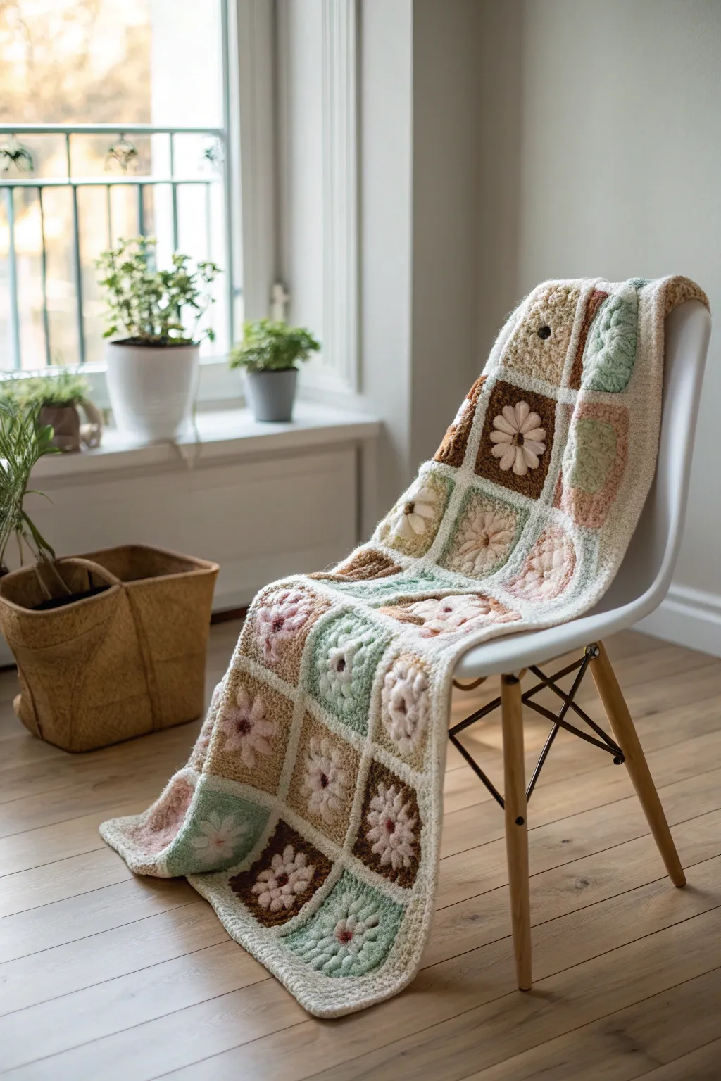 Wrap yourself in timeless comfort with a classic Granny Square Blanket – where simplicity meets elegance.