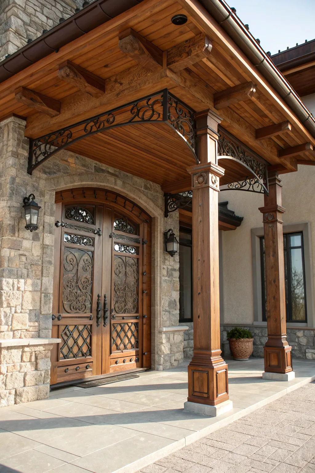 Elevate your home's charm with a stunning covered entrance.