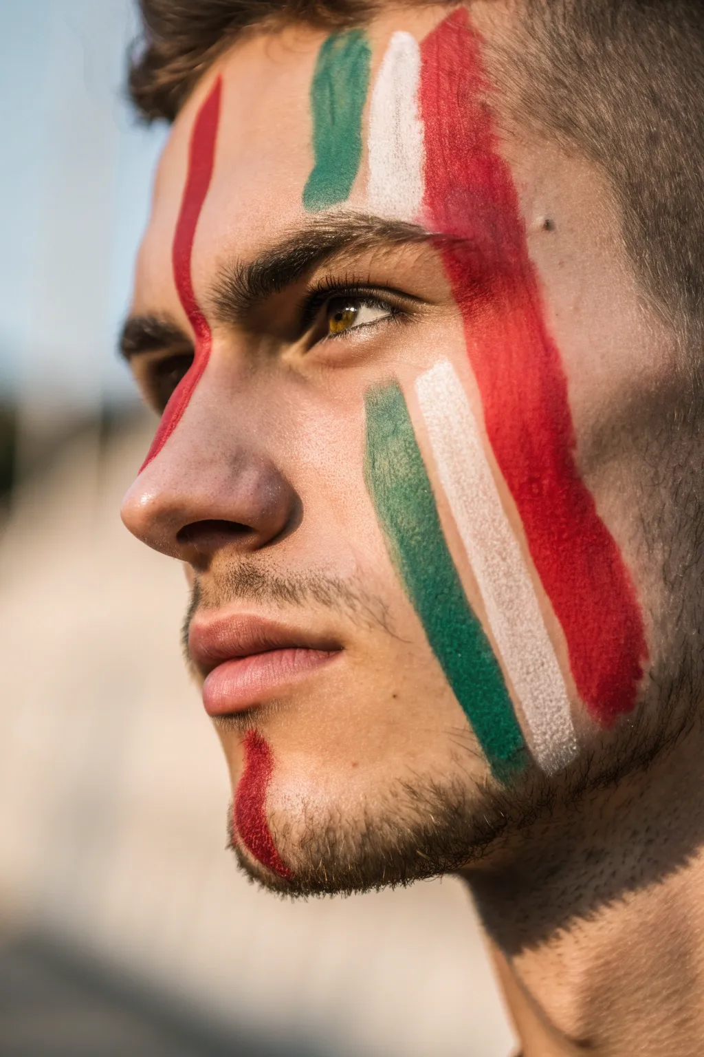 Unleash your team spirit with striking stripes of pride. #GameDayGlow