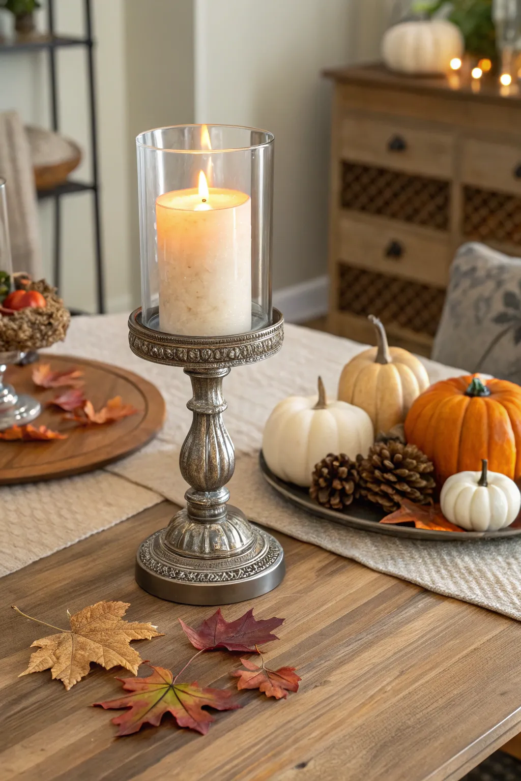 A chic candle holder can elevate any candle gift.