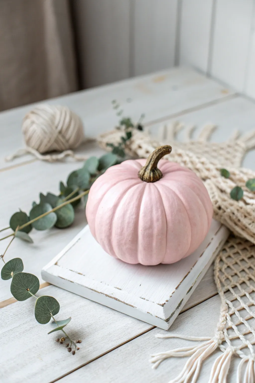 Embrace autumn with a touch of pastel elegance. 🍂🎨 #PastelPumpkins #ScandiBoho