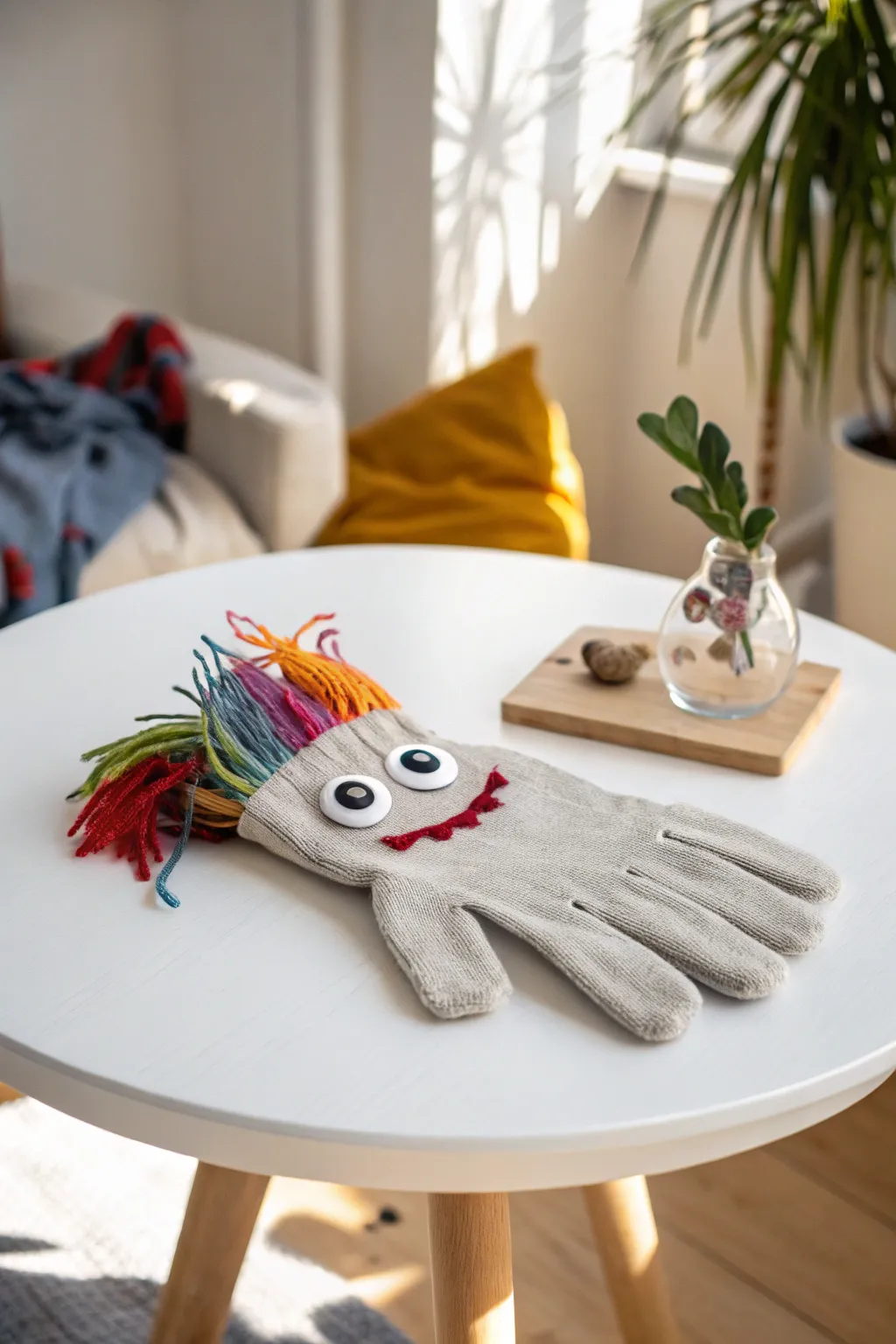 Unleash your creativity with this charming glove monster DIY project!