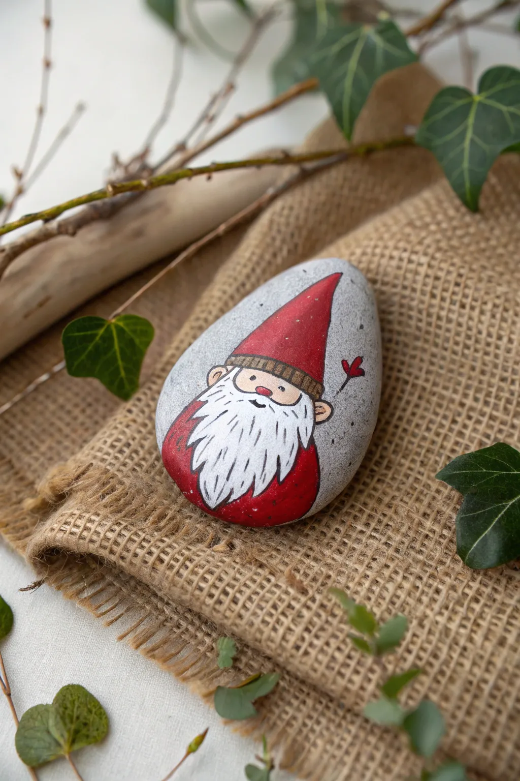 Embrace the charm of classic gnome artistry with a minimalist Scandinavian touch. 🎨✨ #GnomeArt #ScandiBoho