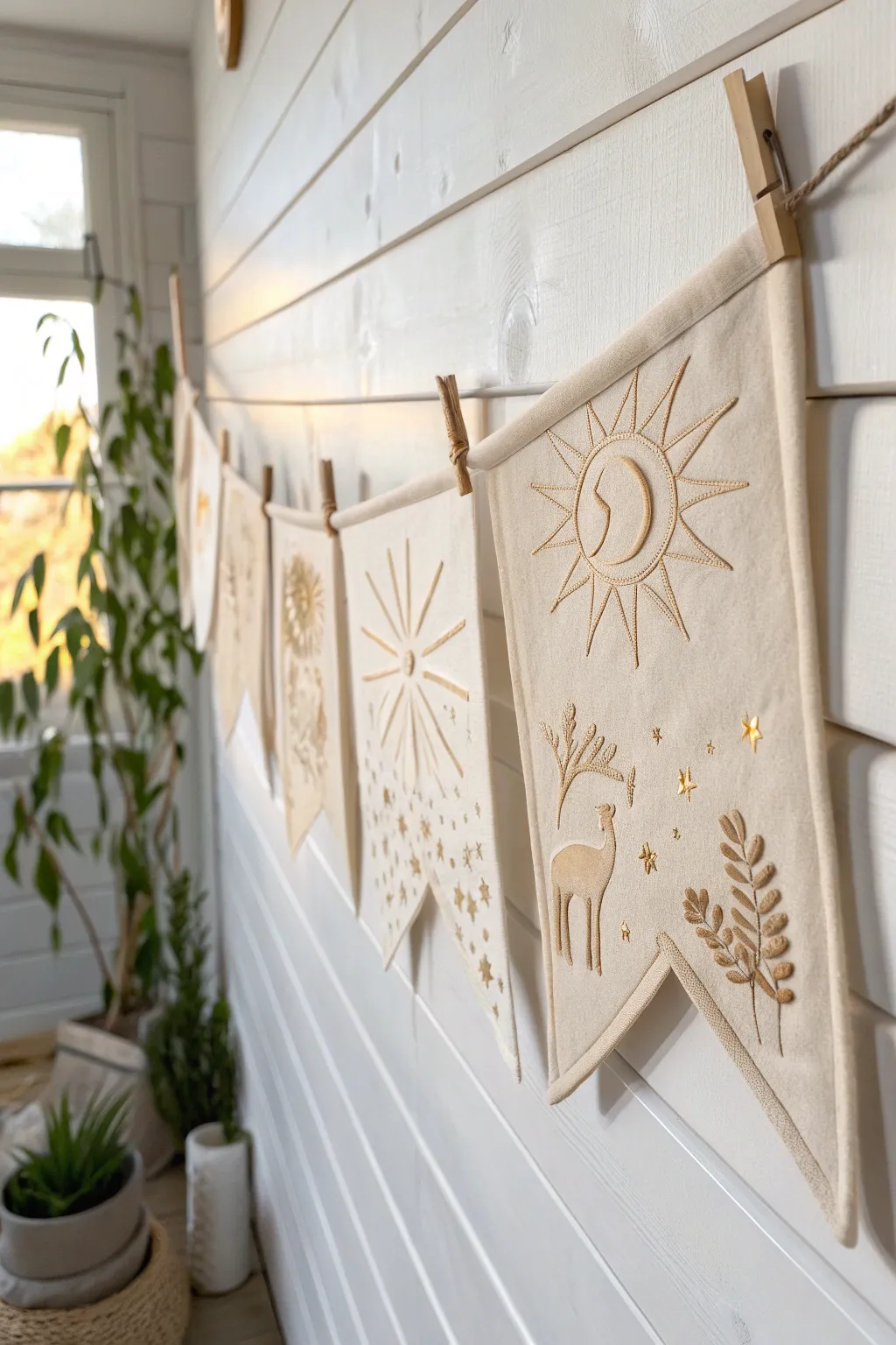 Celebrate the beauty of creation with a handcrafted timeline banner, a perfect blend of minimalist elegance and bohemian charm.