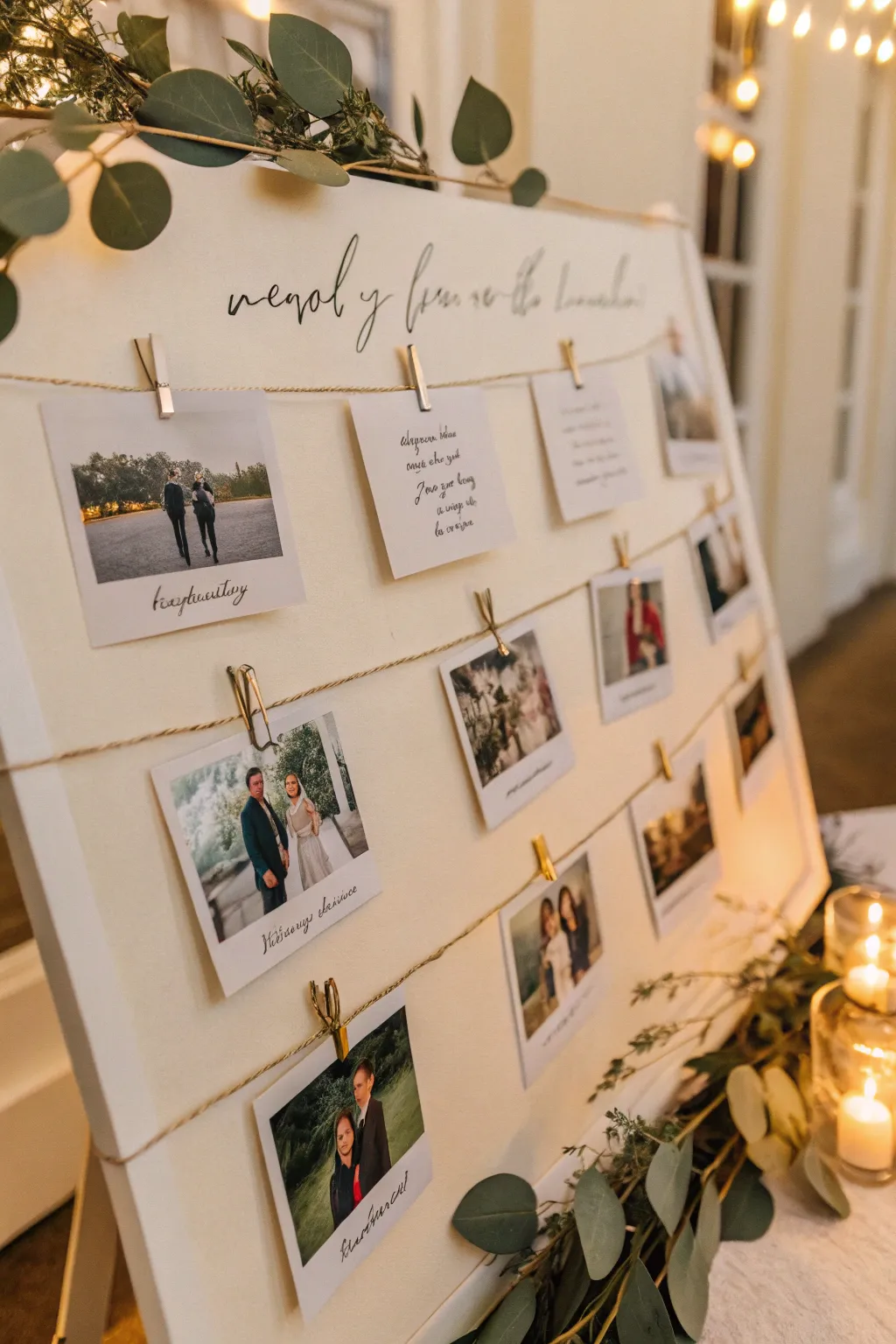 Celebrate the journey with a timeless photo timeline: every memory beautifully captured and displayed with love.