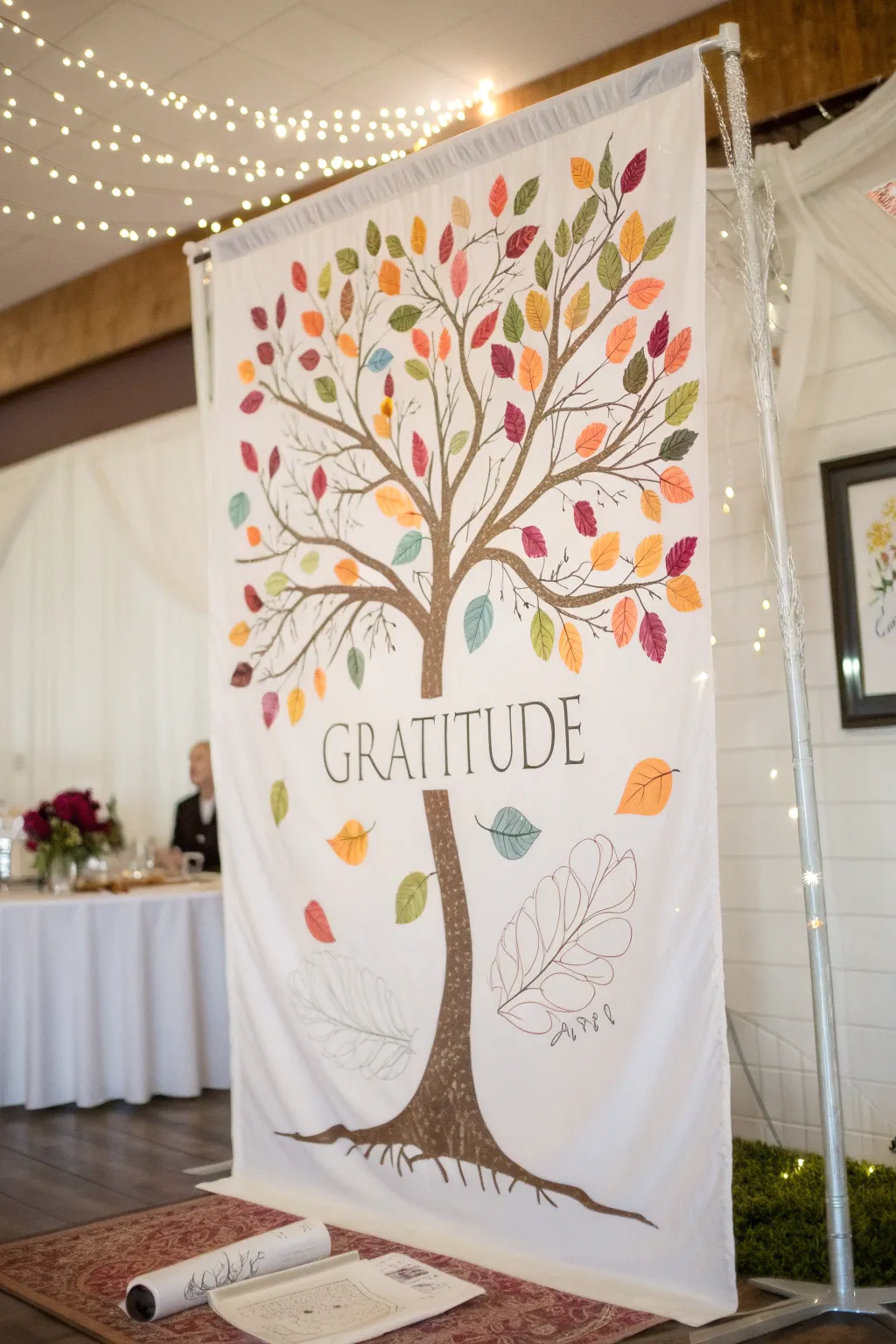 Celebrate gratitude in style with this elegant Tree of Gratitude poster, perfect for cherishing thankful moments with a touch of minimalist beauty.
