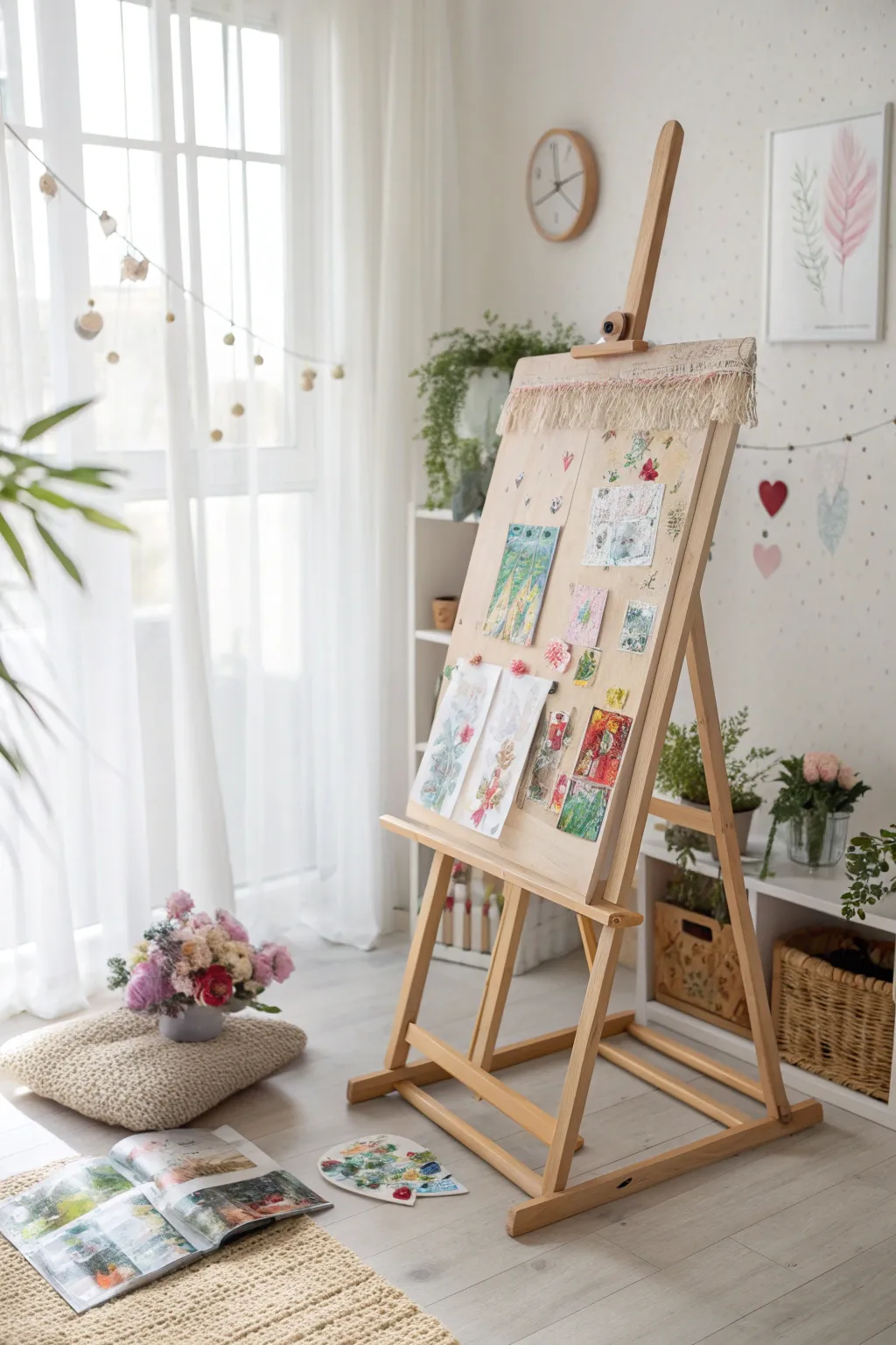 A tapestry of creativity: where unique styles unite on a canvas of simplicity.