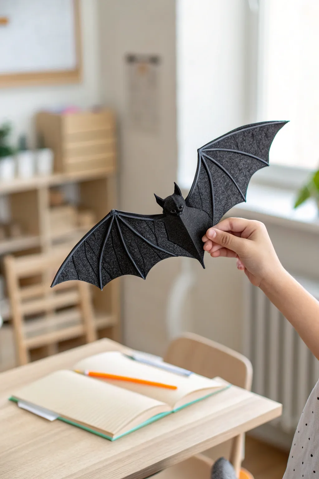 Discover the magic in simple crafts with our balancing bat activity!