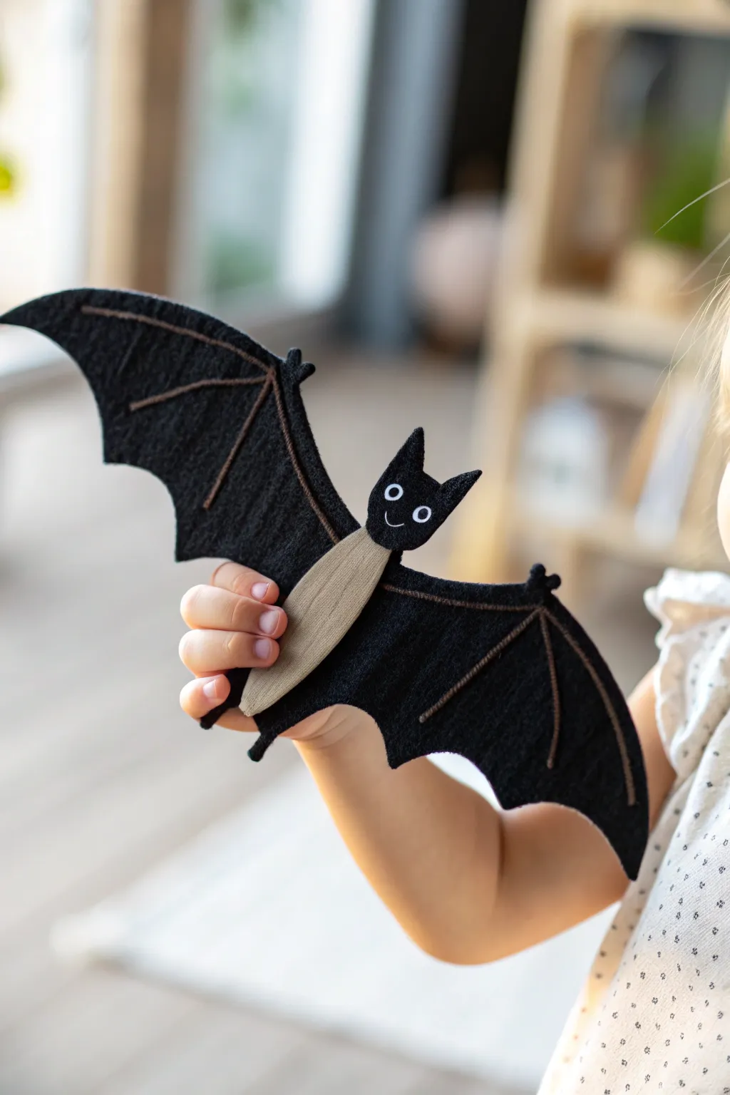 Watch the magic unfold with this enchanting balancing bat craft!