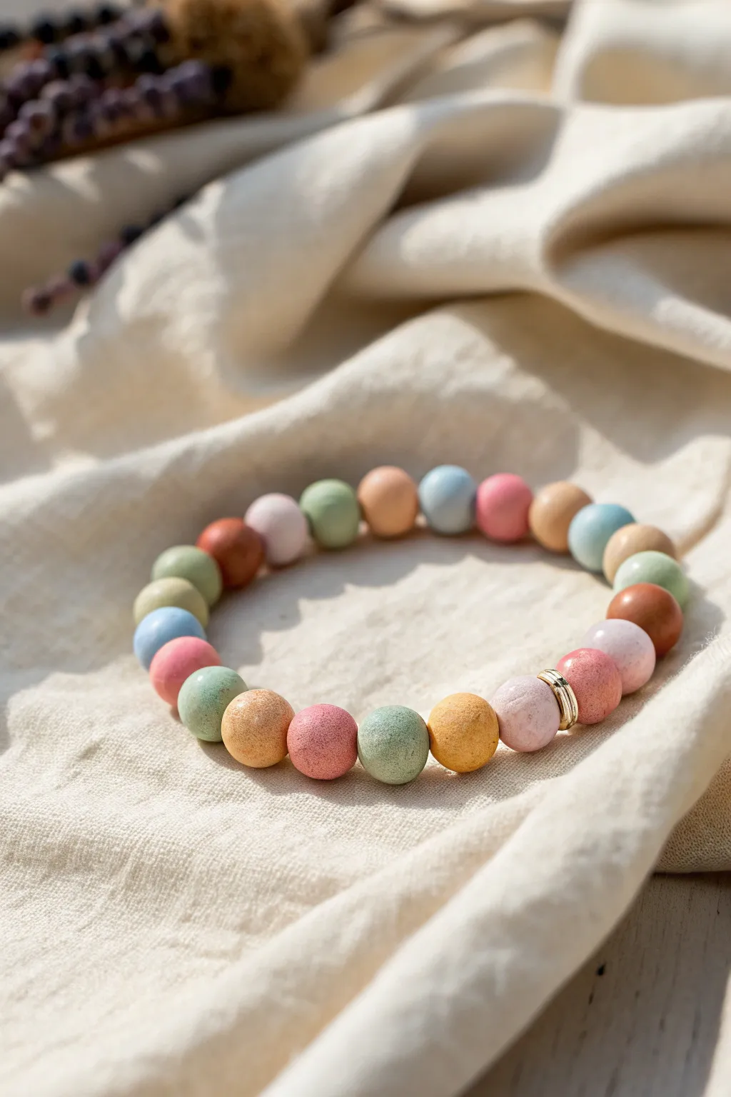Brighten your style with a touch of handcrafted elegance: Explore the beauty of colorful clay beads.