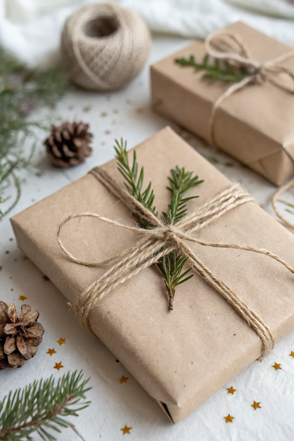 Embrace simplicity and elegance with rustic kraft paper charm.