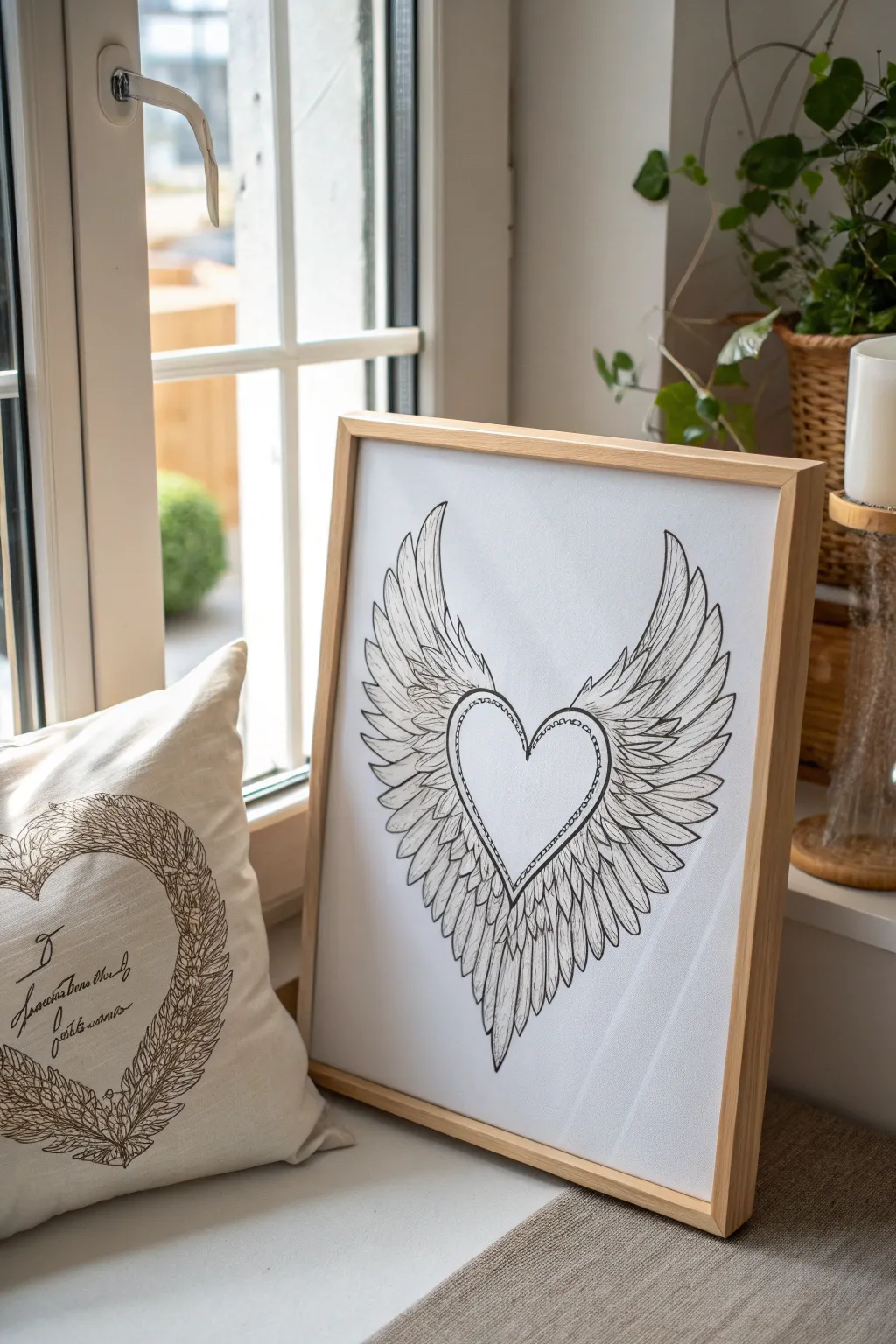 Let your heart take flight with this whimsical and uplifting design.
