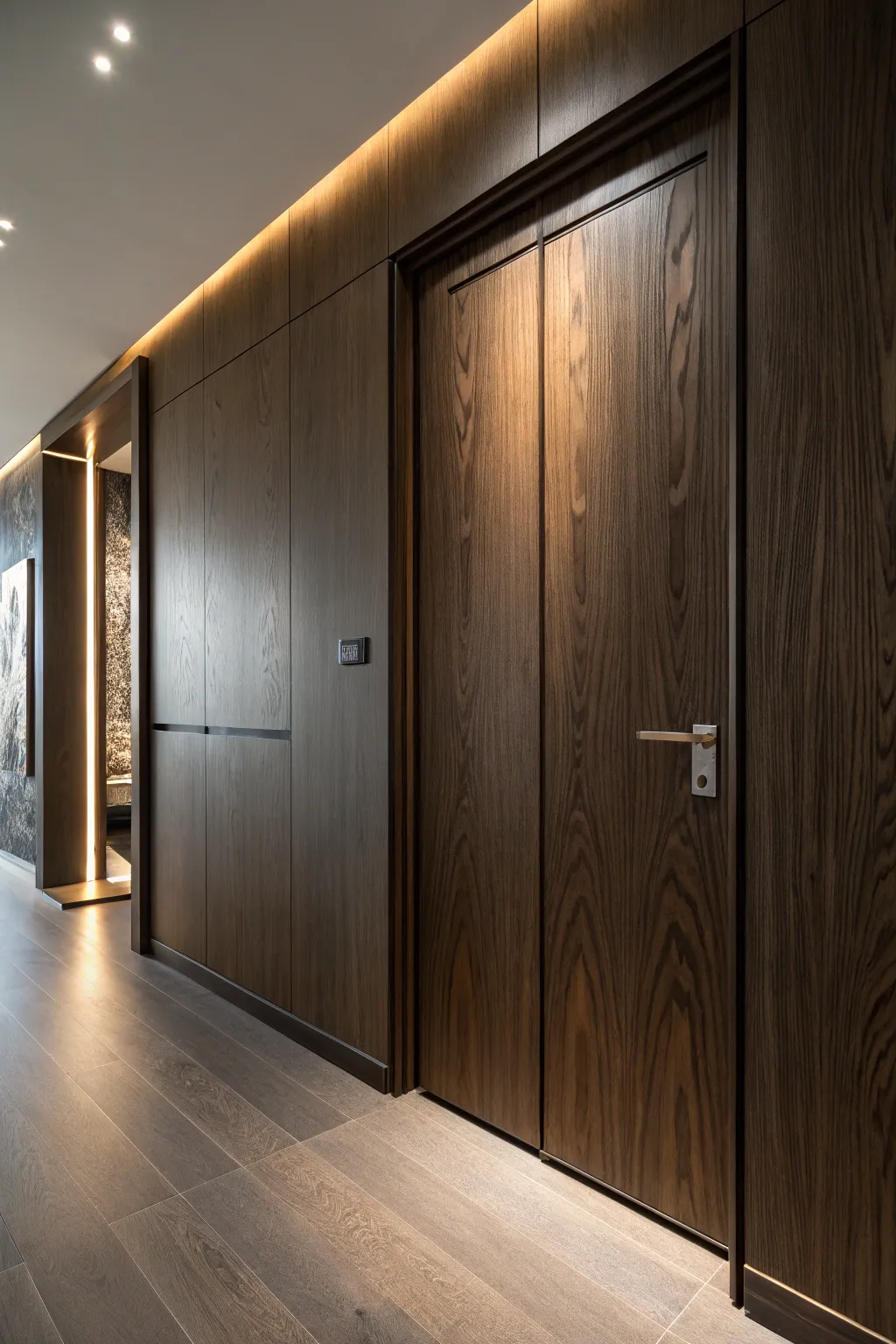 Discover the elegance of invisible hinges for a seamless, sophisticated entryway.